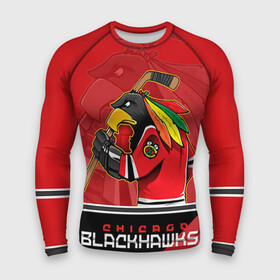 Мужской рашгард 3D с принтом Chicago Blackhawks в Кировске,  |  | Тематика изображения на принте: chicago blackhawks | nhl | stanley cup | анисимов | блэкхокс | кубок стенли | кубок стэнли | нхл | панарин | хоккей | хоккейный клуб | чикаго | чикаго блэкхокс