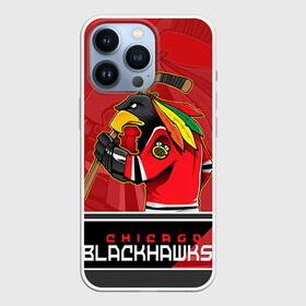 Чехол для iPhone 13 Pro с принтом Chicago Blackhawks в Кировске,  |  | Тематика изображения на принте: chicago blackhawks | nhl | stanley cup | анисимов | блэкхокс | кубок стенли | кубок стэнли | нхл | панарин | хоккей | хоккейный клуб | чикаго | чикаго блэкхокс