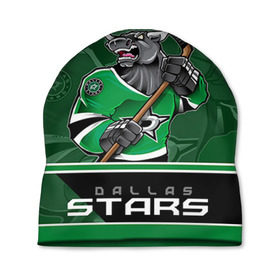 Шапка 3D с принтом Dallas Stars в Кировске, 100% полиэстер | универсальный размер, печать по всей поверхности изделия | dallas stars | nhl | stanley cup | даллас | даллас старз | кубок стенли | кубок стэнли | ничушкин | нхл | хоккей | хоккейный клуб