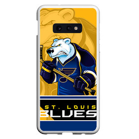 Чехол для Samsung S10E с принтом St Louis Blues в Кировске, Силикон | Область печати: задняя сторона чехла, без боковых панелей | nhl | st. louis blues | stanley cup | йори | кубок стенли | кубок стэнли | лехтеря | луис блюз | нхл | сент луис | сент луис блюз | тарасенко | хоккей | хоккейный клуб