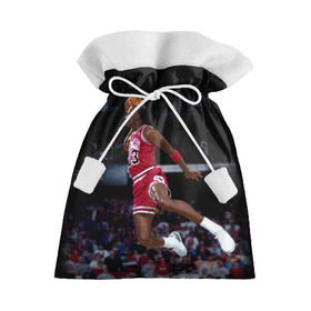 Подарочный 3D мешок с принтом Michael Jordan в Кировске, 100% полиэстер | Размер: 29*39 см | Тематика изображения на принте: michael jordan | баскетбол | майкл джордан | нба