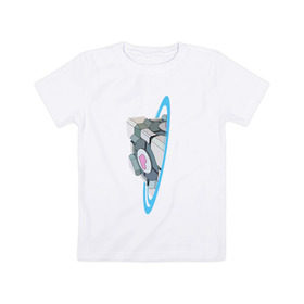 Детская футболка хлопок с принтом Портал в Кировске, 100% хлопок | круглый вырез горловины, полуприлегающий силуэт, длина до линии бедер | portal | портал