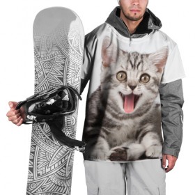 Накидка на куртку 3D с принтом Милашка в Кировске, 100% полиэстер |  | кот | котенок | кошка