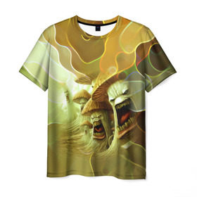 Мужская футболка 3D с принтом Злые грибы в Кировске, 100% полиэфир | прямой крой, круглый вырез горловины, длина до линии бедер | лес | природа