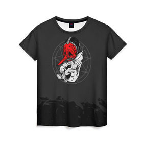 Женская футболка 3D с принтом Slipknot N3 Chris Fehn в Кировске, 100% полиэфир ( синтетическое хлопкоподобное полотно) | прямой крой, круглый вырез горловины, длина до линии бедер | крис | слипкнот | слипнот | фен