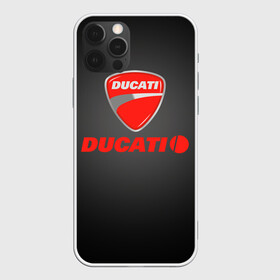 Чехол для iPhone 12 Pro с принтом Ducati 3 в Кировске, силикон | область печати: задняя сторона чехла, без боковых панелей | ducati | moto | дукати | мото | мотоцикл | мотоциклы