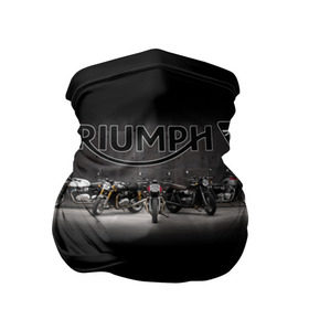 Бандана-труба 3D с принтом Triumph 5 в Кировске, 100% полиэстер, ткань с особыми свойствами — Activecool | плотность 150‒180 г/м2; хорошо тянется, но сохраняет форму | moto | triumph | мотоцикл | мотоциклы | триумф