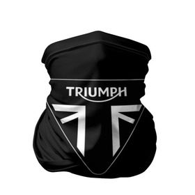 Бандана-труба 3D с принтом Triumph 4 в Кировске, 100% полиэстер, ткань с особыми свойствами — Activecool | плотность 150‒180 г/м2; хорошо тянется, но сохраняет форму | Тематика изображения на принте: moto | triumph | мотоцикл | мотоциклы | триумф