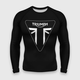 Мужской рашгард 3D с принтом Triumph 4 в Кировске,  |  | moto | triumph | мотоцикл | мотоциклы | триумф