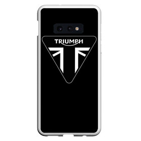 Чехол для Samsung S10E с принтом Triumph 4 в Кировске, Силикон | Область печати: задняя сторона чехла, без боковых панелей | moto | triumph | мотоцикл | мотоциклы | триумф