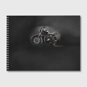 Альбом для рисования с принтом Triumph 1 в Кировске, 100% бумага
 | матовая бумага, плотность 200 мг. | Тематика изображения на принте: moto | triumph | мотоцикл | мотоциклы | триумф