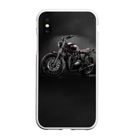 Чехол для iPhone XS Max матовый с принтом Triumph 1 в Кировске, Силикон | Область печати: задняя сторона чехла, без боковых панелей | moto | triumph | мотоцикл | мотоциклы | триумф