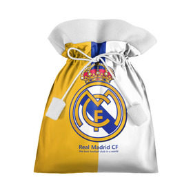 Подарочный 3D мешок с принтом Real Madrid CF в Кировске, 100% полиэстер | Размер: 29*39 см | football | испания | клуб | мадрид | реал | фк | футбольный