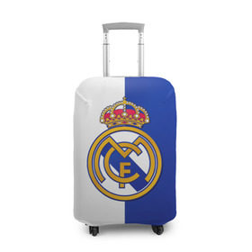 Чехол для чемодана 3D с принтом Real Madrid в Кировске, 86% полиэфир, 14% спандекс | двустороннее нанесение принта, прорези для ручек и колес | football | испания | клуб | мадрид | реал | фк | футбольный