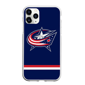 Чехол для iPhone 11 Pro матовый с принтом Columbus Blue Jackets в Кировске, Силикон |  | columbus blue jackets | hockey | nhl | нхл | хоккей