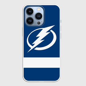 Чехол для iPhone 13 Pro с принтом Tampa Bay Lightning в Кировске,  |  | Тематика изображения на принте: hockey | nhl | tampa bay lightning | нхл | хоккей