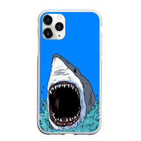Чехол для iPhone 11 Pro матовый с принтом shark в Кировске, Силикон |  | Тематика изображения на принте: fish | ocean | shark | water | акула | море | океан | рыба