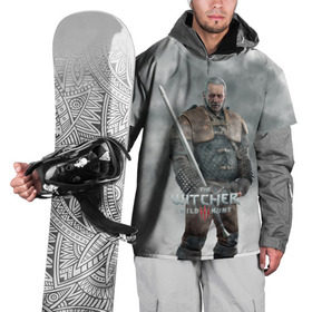 Накидка на куртку 3D с принтом The Witcher в Кировске, 100% полиэстер |  | witcher | ведьмак | геральт