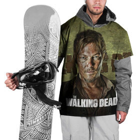 Накидка на куртку 3D с принтом Дэрил Диксон в Кировске, 100% полиэстер |  | ходячие мертвецы