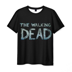 Мужская футболка 3D с принтом Walking Dead в Кировске, 100% полиэфир | прямой крой, круглый вырез горловины, длина до линии бедер | ходячие мертвецы