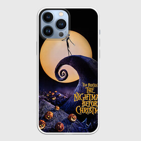 Чехол для iPhone 13 Pro Max с принтом nightmare before christmas в Кировске,  |  | helloween | бертон | бугимен | бугимэн | вампиры | джек скелингтон | доктор филькельштейн | корыто | крыто | кукла | повелитель тыкв | рождество | сhristmas | салли | тим | тим бертон | тыква | хеллоуин | шито