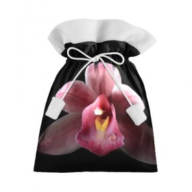 Подарочный 3D мешок с принтом Орхидея в Кировске, 100% полиэстер | Размер: 29*39 см | 