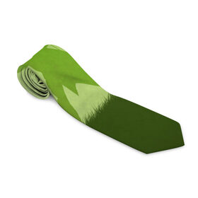 Галстук 3D с принтом Green Redhead в Кировске, 100% полиэстер | Длина 148 см; Плотность 150-180 г/м2 | 
