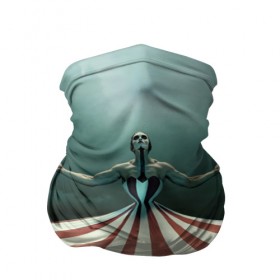 Бандана-труба 3D с принтом American Horror Story в Кировске, 100% полиэстер, ткань с особыми свойствами — Activecool | плотность 150‒180 г/м2; хорошо тянется, но сохраняет форму | 
