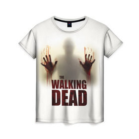 Женская футболка 3D с принтом The Walking Dead в Кировске, 100% полиэфир ( синтетическое хлопкоподобное полотно) | прямой крой, круглый вырез горловины, длина до линии бедер | the walking dead | америка | апокалипсис | глен | дерил | зомби | карл | кровь | рик | сша | ходячие мертвецы