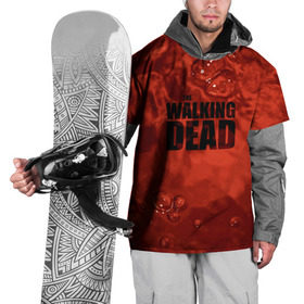 Накидка на куртку 3D с принтом The Walking Dead в Кировске, 100% полиэстер |  | the walking dead | америка | апокалипсис | глен | дерил | зомби | карл | кровь | рик | сша | ходячие мертвецы