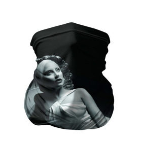 Бандана-труба 3D с принтом Lady Gaga в Кировске, 100% полиэстер, ткань с особыми свойствами — Activecool | плотность 150‒180 г/м2; хорошо тянется, но сохраняет форму | american horror story | американская история ужасов