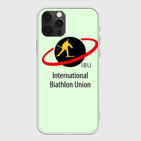 Чехол для iPhone 12 Pro Max с принтом IBU в Кировске, Силикон |  | biathlon | ibu | international biathlon union | биатлон | гонка | зимний спорт | кубок мира | олимпиада | спорт | спринт | чемпионат | чемпионат мира | эстафета