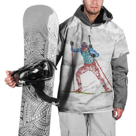 Накидка на куртку 3D с принтом Спортсмен биатлонист в Кировске, 100% полиэстер |  | biathlon | биатлон | гонка | зимний спорт | кубок мира | олимпиада | спорт | спринт | чемпионат | чемпионат мира | эстафета