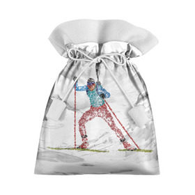 Подарочный 3D мешок с принтом Спортсмен биатлонист в Кировске, 100% полиэстер | Размер: 29*39 см | biathlon | биатлон | гонка | зимний спорт | кубок мира | олимпиада | спорт | спринт | чемпионат | чемпионат мира | эстафета
