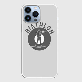 Чехол для iPhone 13 Pro Max с принтом biathlon sport в Кировске,  |  | Тематика изображения на принте: biathlon | биатлон | гонка | зимний спорт | кубок мира | олимпиада | спорт | спринт | чемпионат | чемпионат мира | эстафета