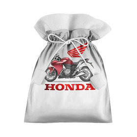 Подарочный 3D мешок с принтом Honda 2 в Кировске, 100% полиэстер | Размер: 29*39 см | honda | moto | мото | мотоцикл | мотоциклы | хонда