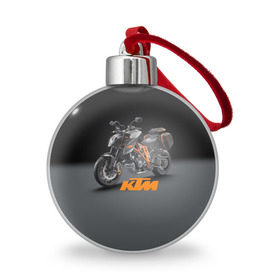 Ёлочный шар с принтом KTM 4 в Кировске, Пластик | Диаметр: 77 мм | Тематика изображения на принте: ktm | moto | катээм | ктм | мото | мотоцикл | мотоциклы
