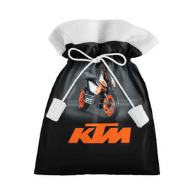 Подарочный 3D мешок с принтом KTM 2 в Кировске, 100% полиэстер | Размер: 29*39 см | Тематика изображения на принте: ktm | moto | катээм | ктм | мото | мотоцикл | мотоциклы