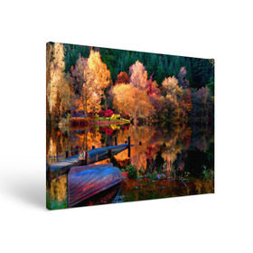 Холст прямоугольный с принтом Осень в Кировске, 100% ПВХ |  | autumn | boat | bright | colors | forest | paint | river | trees | деревья | краски | лес | лодка | осень | река | цвета | яркие