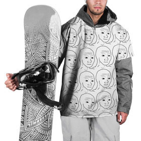 Накидка на куртку 3D с принтом I Know That Feel Bro в Кировске, 100% полиэстер |  | Тематика изображения на принте: мем | мемы