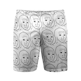 Мужские шорты 3D спортивные с принтом I Know That Feel Bro в Кировске,  |  | Тематика изображения на принте: мем | мемы