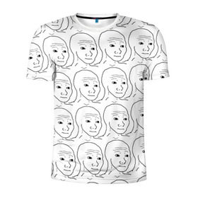 Мужская футболка 3D спортивная с принтом I Know That Feel Bro в Кировске, 100% полиэстер с улучшенными характеристиками | приталенный силуэт, круглая горловина, широкие плечи, сужается к линии бедра | Тематика изображения на принте: мем | мемы