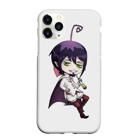 Чехол для iPhone 11 Pro матовый с принтом Blue Exorcist Мефисто в Кировске, Силикон |  | ao no exorcist | демон | сатана | синий экзорцист