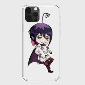 Чехол для iPhone 12 Pro с принтом Blue Exorcist Мефисто в Кировске, силикон | область печати: задняя сторона чехла, без боковых панелей | Тематика изображения на принте: ao no exorcist | демон | сатана | синий экзорцист