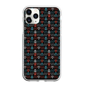 Чехол для iPhone 11 Pro Max матовый с принтом TwentyONE PILOTS pattern в Кировске, Силикон |  | 21 | blurryface | music | twenty one pilots