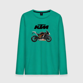 Мужской лонгслив хлопок с принтом KTM 6 в Кировске, 100% хлопок |  | ktm | moto | катээм | ктм | мото | мотоцикл | мотоциклы