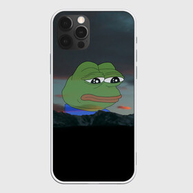 Чехол для iPhone 12 Pro Max с принтом Sad frog в Кировске, Силикон |  | Тематика изображения на принте: pepe | пепе