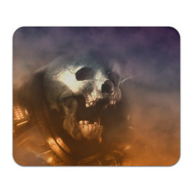 Коврик прямоугольный с принтом Doom в Кировске, натуральный каучук | размер 230 х 185 мм; запечатка лицевой стороны | Тематика изображения на принте: doom | skull | slayer | палач | скелет | череп