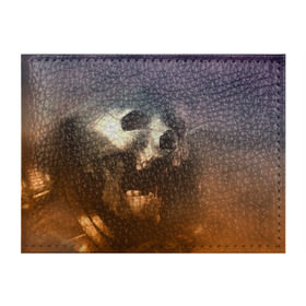 Обложка для студенческого билета с принтом Doom в Кировске, натуральная кожа | Размер: 11*8 см; Печать на всей внешней стороне | doom | skull | slayer | палач | скелет | череп