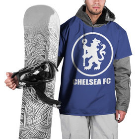 Накидка на куртку 3D с принтом Chelsea FC в Кировске, 100% полиэстер |  | chelsea | англия | премьер лига | фанат | футбол | футболист | челси